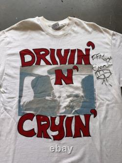 1992 Signed By The Band Drivin' N' Cryin' Band Tour Tee Bought From Og Owner XL