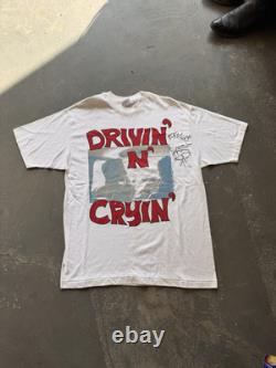 1992 Signed By The Band Drivin' N' Cryin' Band Tour Tee Bought From Og Owner XL