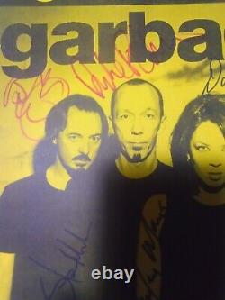 1998 Garbage (Band) WithGirls Against Boys Tour Concert Poster Signed/Autographed