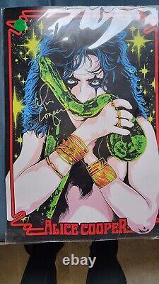 1Autographed Alice Cooper Set of ThreeVIP Prints 2023Too Close for Comfort Tour