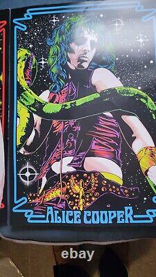 1Autographed Alice Cooper Set of ThreeVIP Prints 2023Too Close for Comfort Tour
