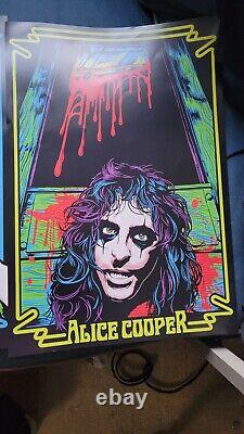 1Autographed Alice Cooper Set of ThreeVIP Prints 2023Too Close for Comfort Tour