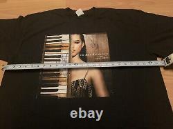 2004 Rare Vintage Alicia Keys Signed Autograph Double Sided Diary Tour Shirt XXL