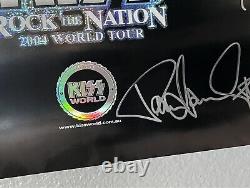 2004 Rock The Nation Tour Australia KISS World Poster Signed by All Band Members