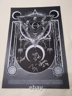2017 A Perfect Circle APC VIP concert tour poster, 12x18, signed by the band