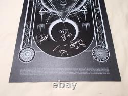 2017 A Perfect Circle APC VIP concert tour poster, 12x18, signed by the band