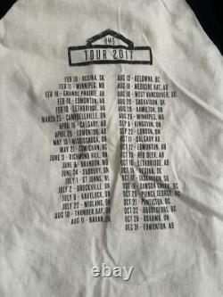 2017 Tour Honeymoon Suite Hand Signed Autograph Full Band Raglan Shirt XXL