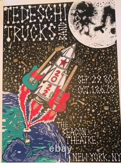 2022 TEDESCHI TRUCKS BAND Beacon Poster Tour, Signed POLLOCK