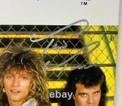 87 Bon Jovi Band Signed Concert Tour Program By 5 VTG Autographed