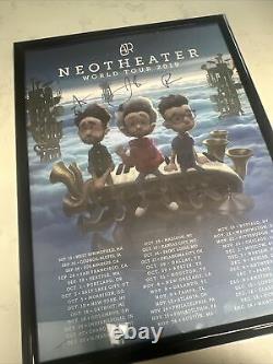 AJR band Neotheather World Tour 2019 Poster HAND SIGNED BY ALL MEMBERS FRAMED