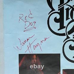 ALLMAN BROTHERS BAND On Tour 1990 US AUTOGRAPHED PROMO POSTER Band SIGNED Gregg