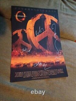 APC A Perfect Circle Band Signed Emotive Summer Tour Poster 2011 Megan Acio