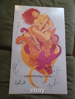 APC A Perfect Circle Band Signed Tour Poster Las Vegas 2012 Vance Kelly