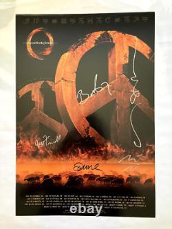 APC A Perfect Circle Emotive Summer Tour Poster 2011 Megan Acio Signed by Band