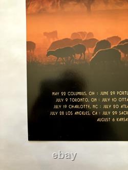 APC A Perfect Circle Emotive Summer Tour Poster 2011 Megan Acio Signed by Band