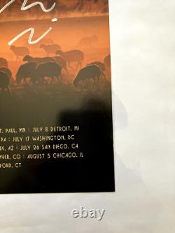 APC A Perfect Circle Emotive Summer Tour Poster 2011 Megan Acio Signed by Band