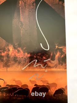 APC A Perfect Circle Emotive Summer Tour Poster 2011 Megan Acio Signed by Band