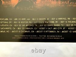 APC A Perfect Circle Emotive Summer Tour Poster 2011 Megan Acio Signed by Band