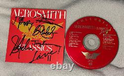 Aerosmith Signed Classics II CD By Entire Band 1993 Tour Joe Perry Steven Tyler