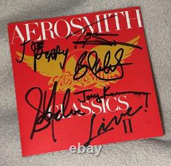 Aerosmith Signed Classics II CD By Entire Band 1993 Tour Joe Perry Steven Tyler