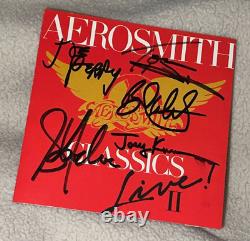 Aerosmith Signed Classics II CD By Entire Band 1993 Tour Joe Perry Steven Tyler