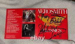 Aerosmith Signed Classics II CD By Entire Band 1993 Tour Joe Perry Steven Tyler