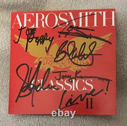 Aerosmith Signed Classics II CD By Entire Band 1993 Tour Joe Perry Steven Tyler