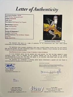 Aerosmith signed Just Push Play Tour program signed by entire band-JSA Letter