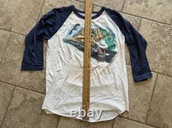 Alabama Band The Closer You Get 1983 Tour Raglan Shirt XL Vintage Signed
