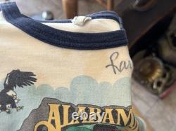 Alabama Band The Closer You Get 1983 Tour Raglan Shirt XL Vintage Signed
