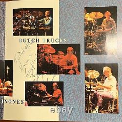 Allman Brothers Band Shades Of Two World Tour Book Signed by Gregg Woody Trucks
