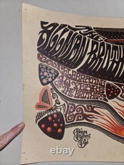Allman Brothers / Widespread Panic 2009 Tour Poster Jeff Wood Signed Numbered