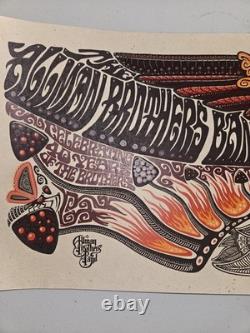Allman Brothers / Widespread Panic 2009 Tour Poster Jeff Wood Signed Numbered
