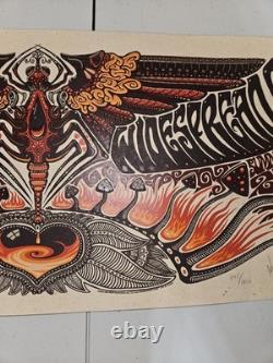 Allman Brothers / Widespread Panic 2009 Tour Poster Jeff Wood Signed Numbered