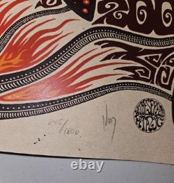 Allman Brothers / Widespread Panic 2009 Tour Poster Jeff Wood Signed Numbered
