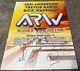 Anderson Rabin Wakeman Signed Arw Tour Poster Full Band