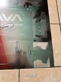 Angels and Airwaves Signed Poster by Full Band 2019 North American Tour