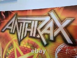 Anthrax Signed Tour Poster 2024 Tour Full Band Signatures Original & Genuine
