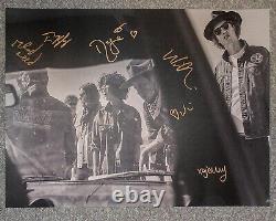 Arcade Fire Full Band Signed 18x24'Everything Now' Tour Poster JSA Funeral