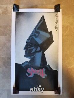 Authentic Ghost Band Papa III Signed Meliora VIP Tour Poster 2016