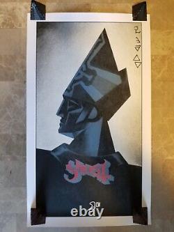 Authentic Ghost Band Papa III Signed Meliora VIP Tour Poster 2016