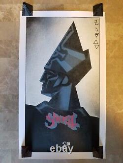 Authentic Ghost Band Papa III Signed Meliora VIP Tour Poster 2016