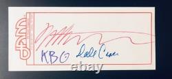 Authentic Melvins Autograph Signed Paper Envelope Complete Band Buzz Osborne Pic