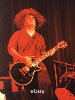 Authentic Melvins Autograph Signed Paper Envelope Complete Band Buzz Osborne Pic