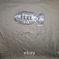 Autographed Fuel Sunburn Concert Tour T-Shirt XL Original 1998 band Shirt