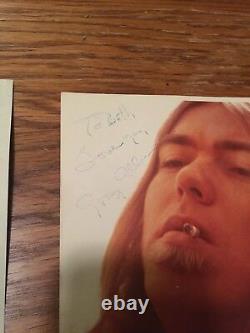 Autographed Gregg Allman Brothers Band Tour Memorabilia