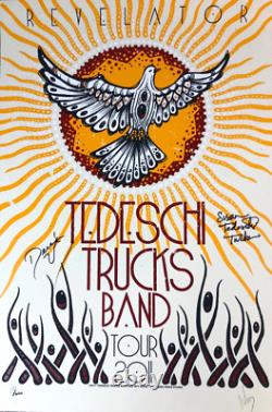 Autographed Tedeschi Trucks Band 2011 Revelator Tour Poster by Jeff Wood