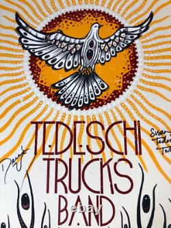 Autographed Tedeschi Trucks Band 2011 Revelator Tour Poster by Jeff Wood