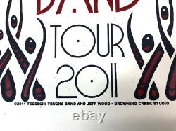 Autographed Tedeschi Trucks Band 2011 Revelator Tour Poster by Jeff Wood