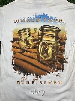Autographed Vintage 90s Queensryche World Tour Nine Seven T-Shirt Adult Size M